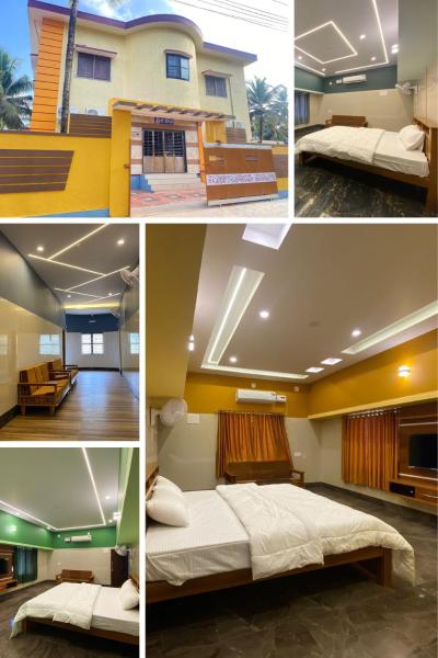 Na zdjęciu widoczny jest obiekt Shreesham Resort at Malpe Beach położony w mieście Udupi.