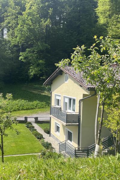 Op de foto is het object Apartma Movrin te zien, gelegen in de stad Kamnica.
