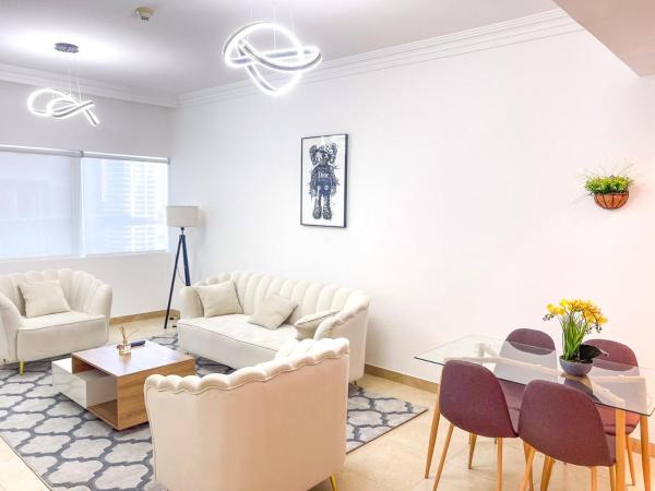 A la foto es mostra l'objecte Elegant and stylish 1Bedroom apartment situat a la ciutat de Dubai.
