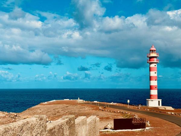 A la foto es mostra l'objecte Un Mar Azul que Brilla situat a la ciutat de Gáldar.