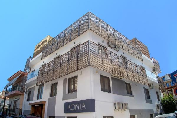 A la foto es mostra l'objecte Aonia Luxurious Modern Boutique Apartments situat a la ciutat de Calcis.