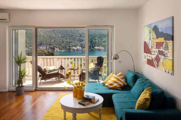 Nella foto è visibile l'oggetto Apartment Deluxe Bellevue situato nella città di Zaton.