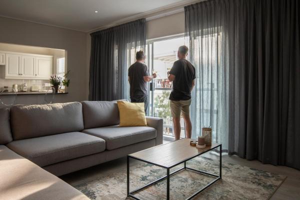 A la foto es mostra l'objecte Twin Gables, centrally located 2 bedroom apartment situat a la ciutat de Hermanus.