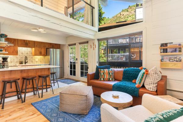 På bilden syns objektet Boho Chalet in Vail on Free Bus Route som ligger i staden Vail.