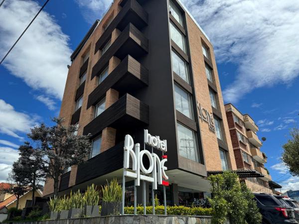 Na fotografii je vidět objekt Rioné Hotel Boutique nacházející se ve městě Cuenca.