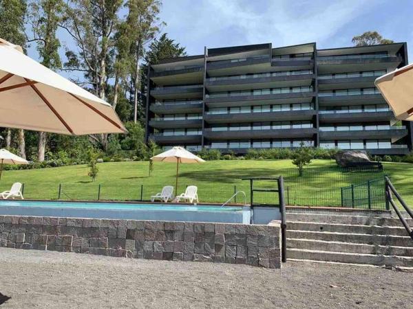 På billedet ses objektet Moderno depto con orilla de lago en Villarrica beliggende i byen Pucará.