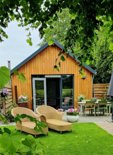 Na fotografii je vidět objekt Vakantiehuisje Bellefleur huisje Jasmijn nacházející se ve městě Roderwolde.