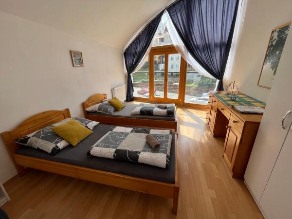 Nella foto è visibile l'oggetto Apartmán s výhledem na zámek I situato nella città di Vimperk.