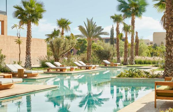 Na fotografii je vidět objekt Park Hyatt Marrakech nacházející se ve městě Marakéš.