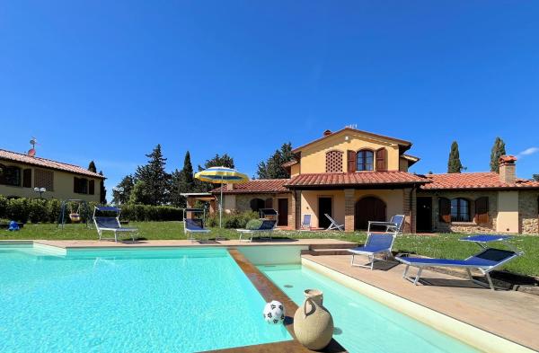 På billedet ses objektet Panoramic Villa Ludovica with private pool - Borgo del Silenzio beliggende i byen Orciatico.