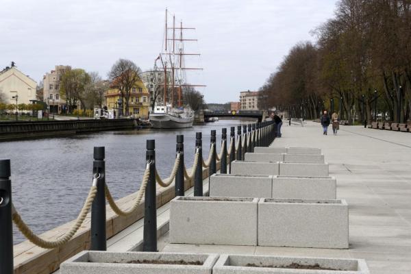 Danes Square apartments with River View, Клайпеда