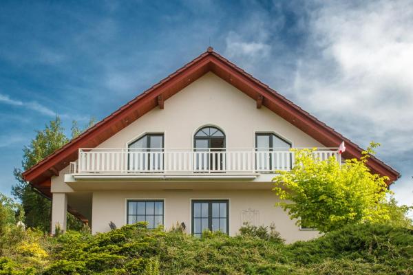 Na fotografii je vidět objekt Noclegi Bajama nacházející se ve městě Siepraw.