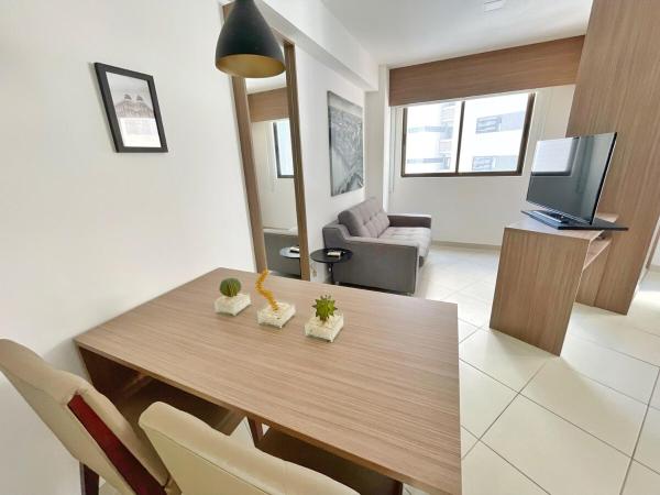 A la foto es mostra l'objecte SM 1403 · Belo flat decorado no melhor de Boa Viagem situat a la ciutat de Recife.