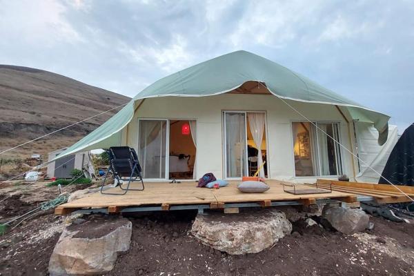 På bilden syns objektet Eco house on the mountain som ligger i staden Yavneʼel.