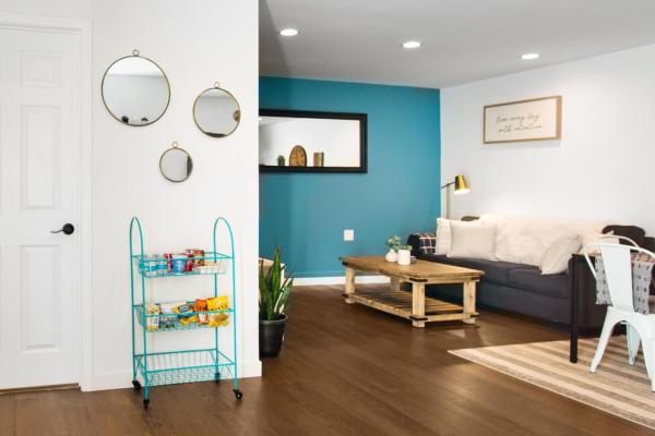 A la foto es mostra l'objecte Tranquil Getaway Retreat Sleeps 8 Guest Home situat a la ciutat de Garnsey.