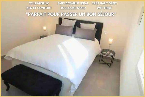 Logement Entier - Appartement T2 Confort - Toulouse - Balcon Aménagé, Tuluza