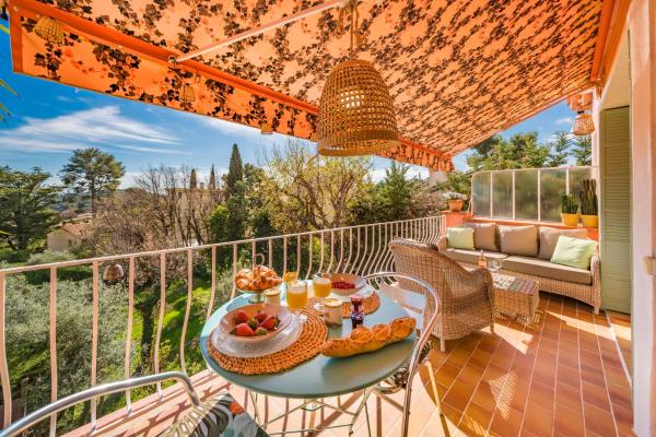 Nella foto è visibile l'oggetto Le Mimosa situato nella città di Vence.