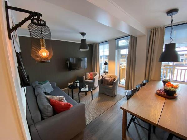 En la foto se muestra el objeto Kungsberget Åhus H6 - ski apartment with sauna ubicado en la ciudad de Åshammar.