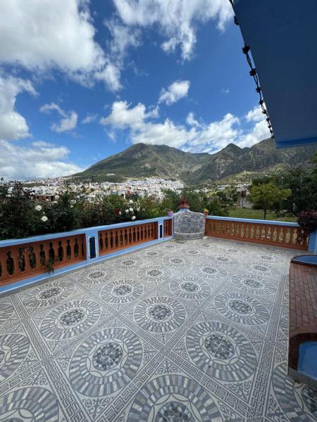 På bildet vises objektet Duplex panoramique avec jardin som ligger i byen Chefchaouen.