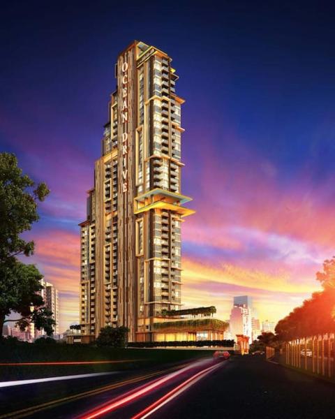 NEW! Riviera Ocean Drive Posh 1-BR KING Oceanview, Джомтьен-Бич