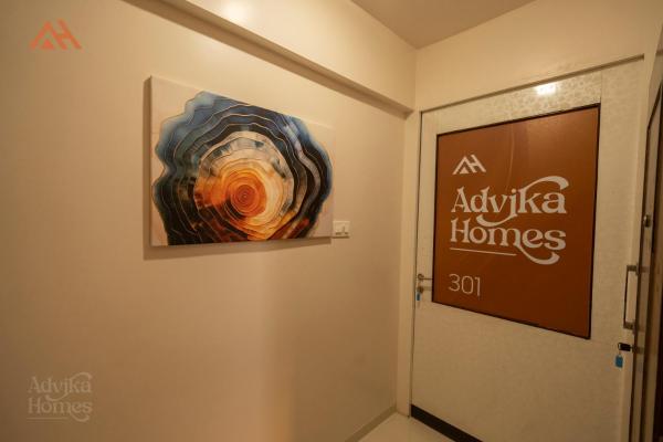 Na fotografii je vidět objekt Advika Homes nacházející se ve městě Kolhápur.