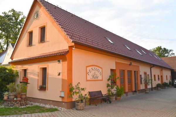 Na zdjęciu widoczny jest obiekt Penzion Říše położony w mieście Spolí.