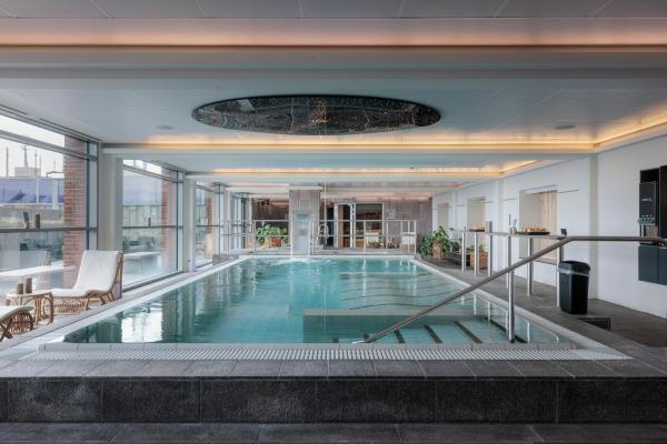 Nella foto è visibile l'oggetto Griffen Spa Hotel situato nella città di Rønne.