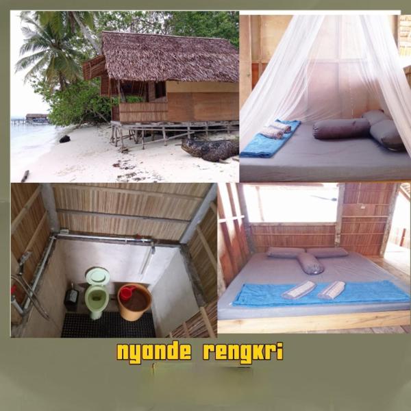 写真にはKri市にあるNyande rengkri guest houseが写っています。