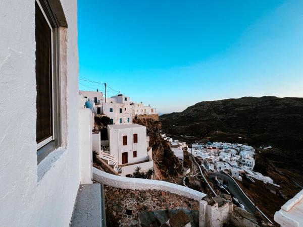 Na fotografii je vidět objekt Stunning town-house in Chora, Serifos nacházející se ve městě Serifos Chora.