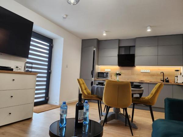 A la foto es mostra l'objecte Apartament Forest situat a la ciutat de Radków.