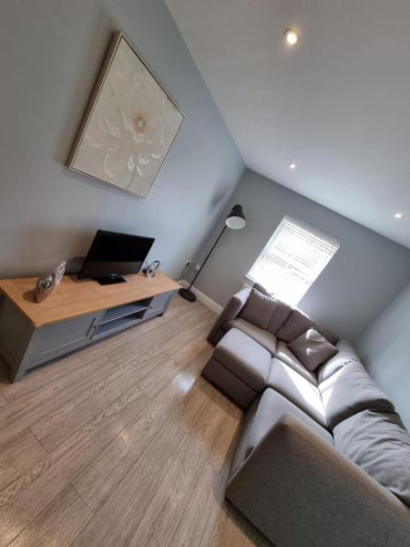 På billedet ses objektet Stylish 2 bedroom apartment with parking beliggende i byen Clapham.