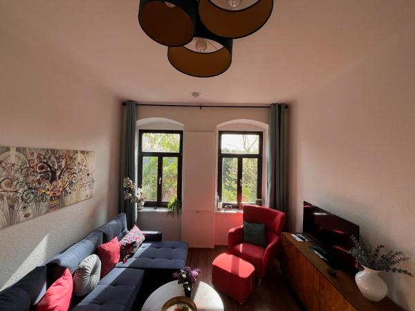 A la foto es mostra l'objecte Gäste-Appartements Morgensonne & Sonnenschein situat a la ciutat de Dresden.