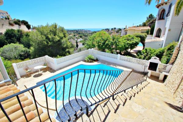 På billedet ses objektet Linda - modern villa with splendid views in Benissa beliggende i byen Benissa.