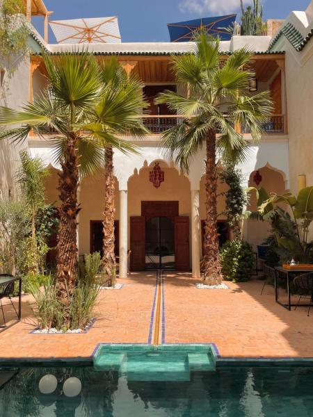 A la foto es mostra l'objecte Riyad Lion Rouge situat a la ciutat de Marràqueix.