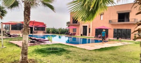 En la foto se muestra el objeto Igrane House ubicado en la ciudad de Marrakech.