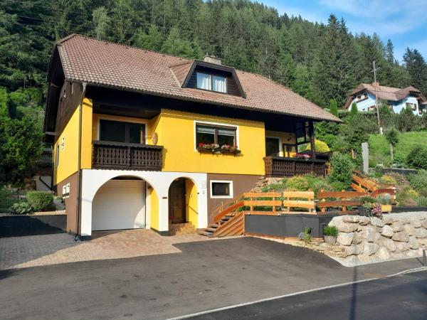 På billedet ses objektet Haus Sonnblick beliggende i byen Pusterwald.