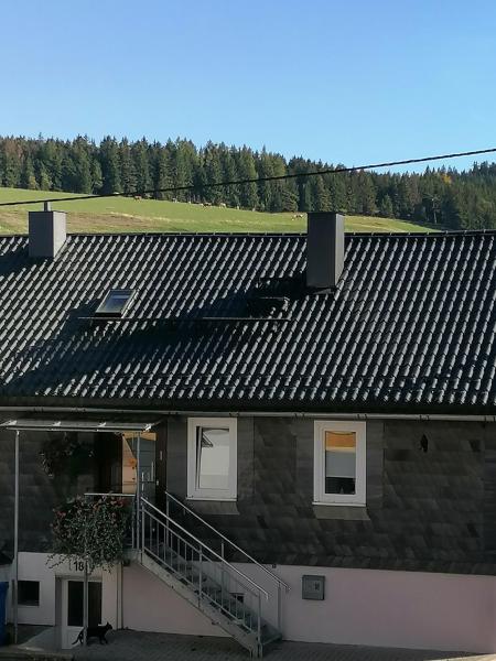 A la foto es mostra l'objecte Große Ferienwohnung am Rennsteig situat a la ciutat de Wallendorf.