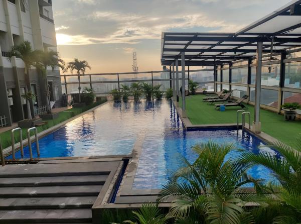 En la foto se muestra el objeto Surabaya Apartment ubicado en la ciudad de Gembong.