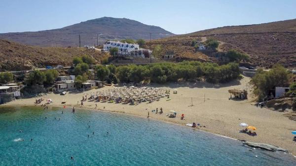 Na fotografii je vidět objekt Kohili Kolibithra in Tinos nacházející se ve městě Kollimpithra.