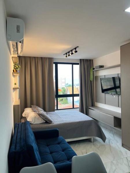 På bildet vises objektet Flat próximo à praia som ligger i byen Cabedelo.
