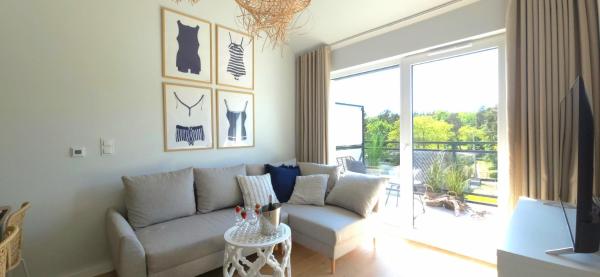 A la foto es mostra l'objecte Apartment Hamptons Jantar Resort by TriApart situat a la ciutat de Jantar.