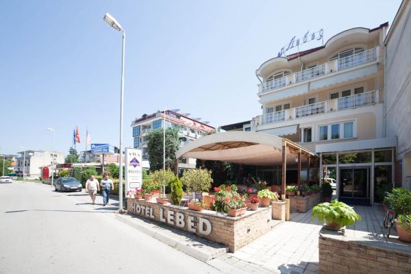 照片显示了位于Ohrid市的Hotel Lebed物件。