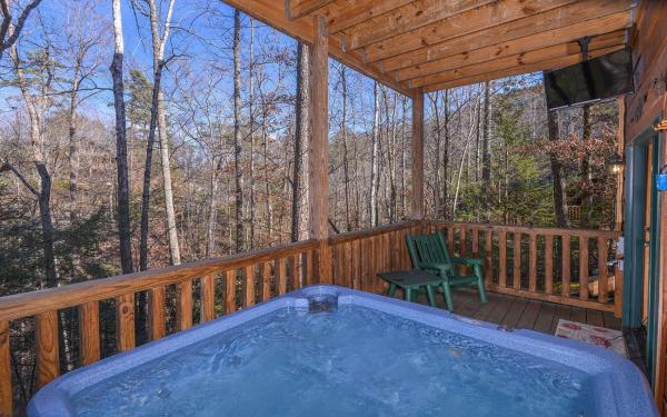 A la foto es mostra l'objecte Awesome Getaway and a Theater situat a la ciutat de Sevierville.