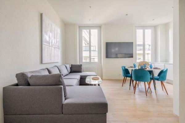 Na fotografii je vidět objekt Geneva Luxury Stay nacházející se ve městě Gaillard.