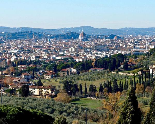Na fotografii je vidět objekt Small Heaven in Florentine hills nacházející se ve městě Settignano.
