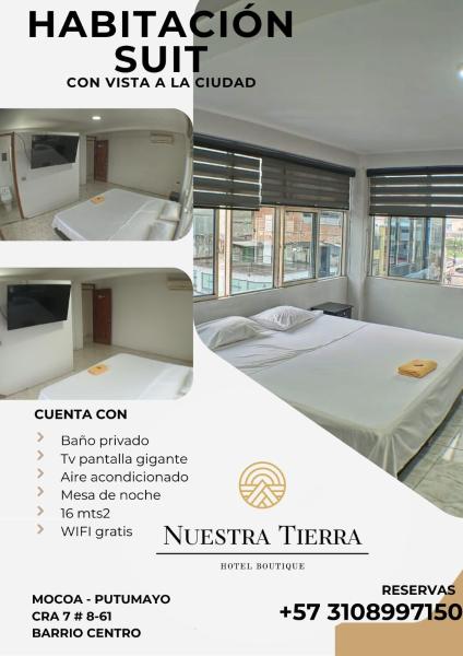 A la foto es mostra l'objecte Nuestra Tierra Hotel Boutique situat a la ciutat de Mocoa.