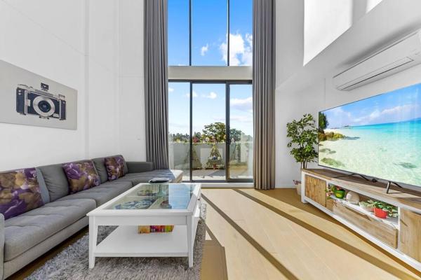 En la foto se muestra el objeto Epping Sunlit Luxury Loft - 2Beds & High Ceilings ubicado en la ciudad de Epping.