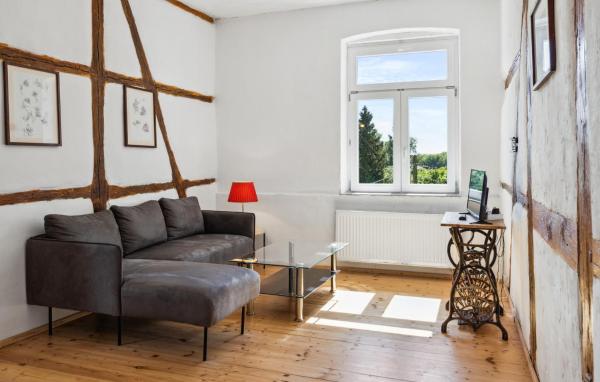 På billedet ses objektet Ferienwohnung Stefanie beliggende i byen Gurvitz.