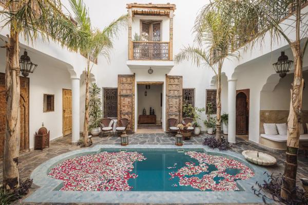 En la foto se muestra el objeto Riad Alkemia en exclusivité ubicado en la ciudad de Marrakech.
