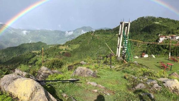 På billedet ses objektet Welstays Eco Park beliggende i byen Dhanaulti.